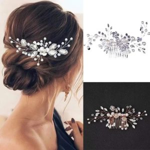 Accessorio per capelli con perle