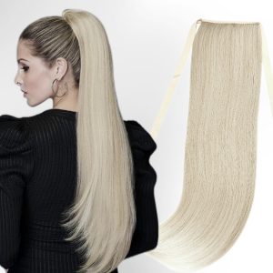 Coda di capelli Russian Biondo Platino #60A