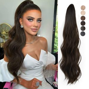 Coda di capelli con pinze #4