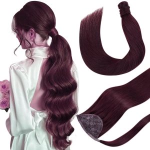 Coda di capelli con velcro Magic Tail #99J Castano Viola