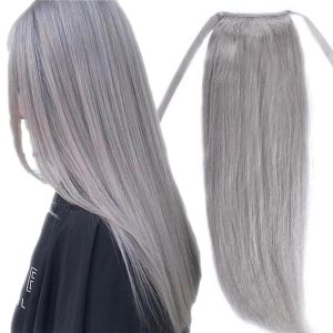 Coda di capelli Oskar Grigio