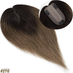 Parrucche Parziali Castano Scuro/ Biondo Nocciola