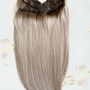 Tessitura Eva Hair (6D capelli russi autentici) Ombre #7/ Grigio Chiaro