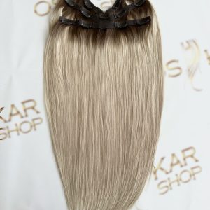 Tessitura Eva Hair (6D capelli russi autentici) Ombre Castano Naturale/ Biondo Chiaro #7/ #60A