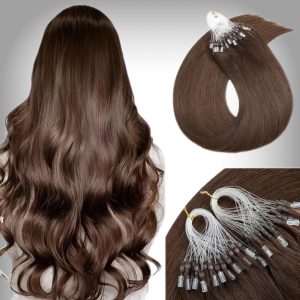 Estensioni Microring Russian Hair #6 Castano Naturale