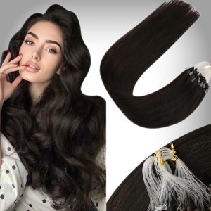 Estensioni Microring Russian Hair #1B Nero Naturale