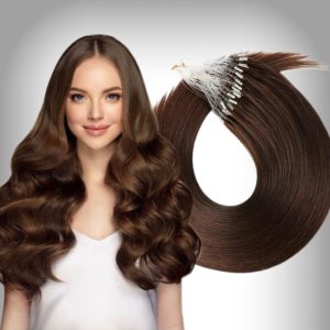 Estensioni Microring Russian Hair #6K Cioccolato Medio