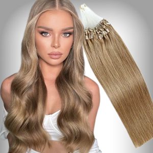 Estensioni Microring Russian Hair #8K Biondo Scuro