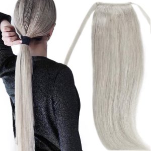 Coda di capelli Oskar Grigio Chiaro