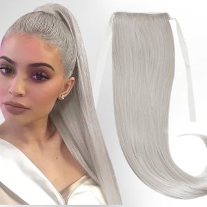 Coda di capelli Russian Grigio Chiaro