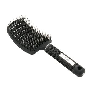 Spazzola professionale curva per estensioni di capelli