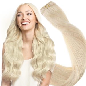 Clip-on Russian Biondo Bianco #100