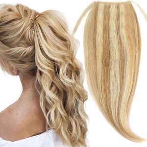 Coda di capelli con fascia Deluxe #12/Grigio Chiaro