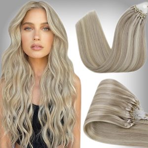 Estensioni Microring Russian Hair Balayage 19/Argento