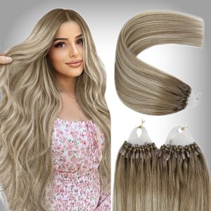 Estensioni Microring Russian Hair Balayage #8/Argento/#8