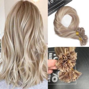 Extensii cheratina Diamond Balayage #18 Grigio chiaro