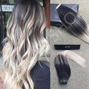 Tape In Collezione Nera Balayage #1B #100