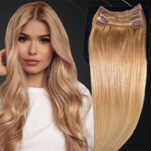 Extensioni Clip-on MiniGold Biondo Nocciola #8