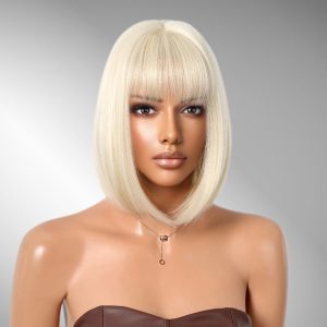 Parrucca Bobo Biondo Platino