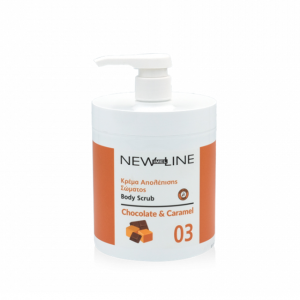 New Line Choco - Crema esfoliante per il corpo al Caramello 500ml
