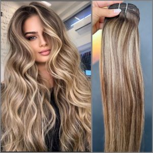 Estensioni Clip-On Deluxe Balayage B #4/17/4