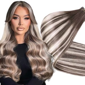 Set Easy Clip-On Balayage Mechato #7 Grigio chiaro