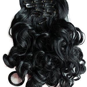 Clip-On Ondulati Sintetico jt Nero