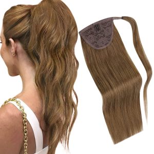 Coda di capelli con velcro Magic Tail #7 Castano Chiaro