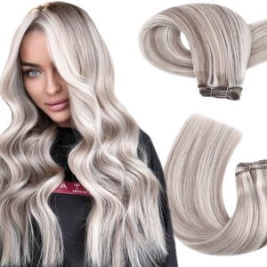 Estensioni Clip-On Deluxe Balayage #19/Argento