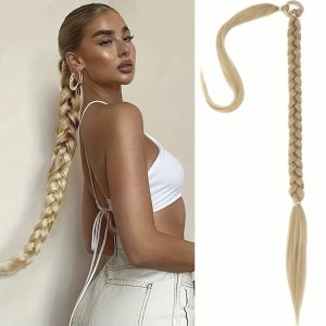 Coda di capelli per intrecci, Biondo Miele, 70 cm