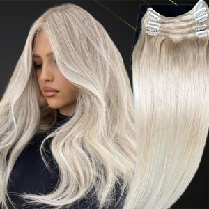 Extensioni Clip-on MiniGold Biondo Bianco #100