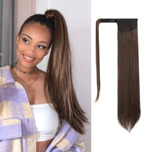 Coda di capelli con velcro Magic Tail #10 Castano Luminoso