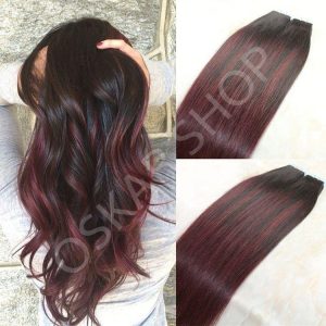 Estensioni Tape In Deluxe #1b Borgogna