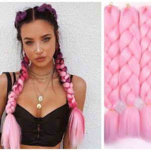 Estensioni per intrecci Rosa Chiaro