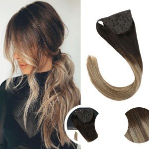 Coda di capelli sintetici Ombre #4 #18