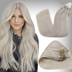 Estensioni Microring Russian Hair Grigio chiaro