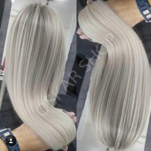 Ciocche Separate Oskar Grigio Chiaro