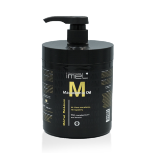 Maschera Idratante con Olio di Macadamia e Cheratina (1000 ml), per Salone