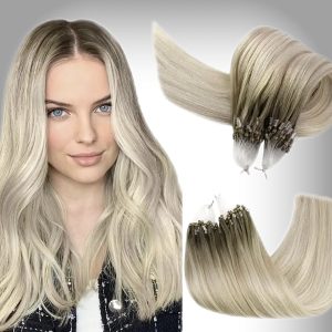 Estensioni Microring Russian Hair Ombre #8/Argento