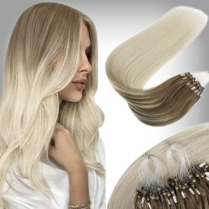 Estensioni Microring Russian Hair Ombre #7/Argento