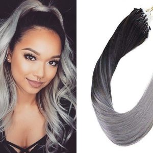 Estensioni Microring Diamond Ombre 1B Grigio