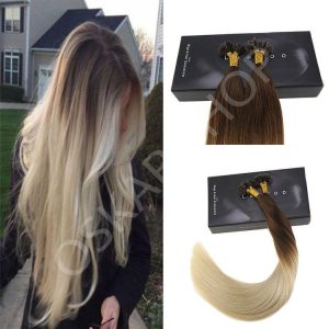 Extensii cheratina Diamond Ombre #6 Bianco