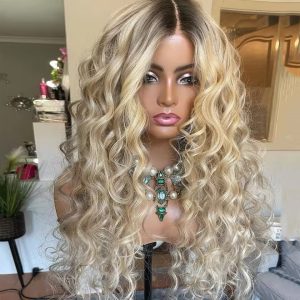 Parrucca in Capelli Naturali Wavy Balayage