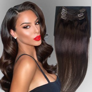 Extensioni Clip-on MiniGold Castano Scuro #2