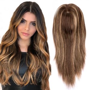 Top Lace Castano con Meches