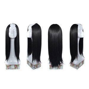 Semiparrucche di capelli naturali U Parte Nero Liscio