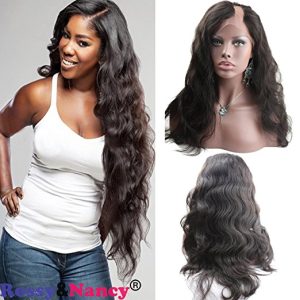 Semiparrucche di capelli naturali U Parte Castano molto Scuro Ondulato