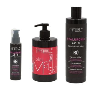 Set Professionale Cura e Tonalizzazione Rosso