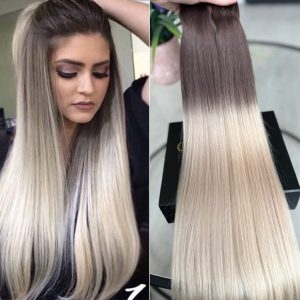 Estensioni Tape In White Platinum Ombre #4L/#60A