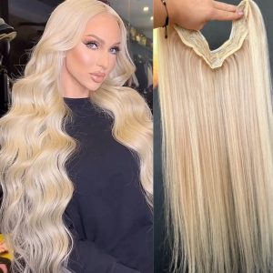 Tessiture di capelli naturali V-Shape #60